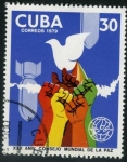Stamps Cuba -  Aniversario Consejo Mundial Paz
