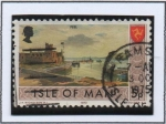 Stamps : Europe : Isle_of_Man :  Castillo Piel y Orilla