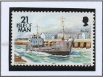 Stamps Isle of Man -  Barcos, 