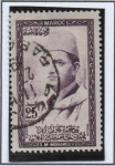 Stamps : Africa : Morocco :  Sultan Mohammed V