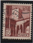 Stamps Morocco -  Patio oudayas, Rabat