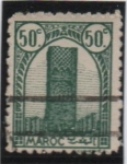 Stamps : Africa : Morocco :  Torre d