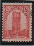 Stamps : Africa : Morocco :  Torre d