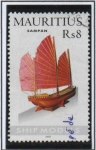Stamps : Africa : Mauritius :  Borcos: Sampan