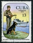 Stamps : America : Cuba :  XV Aniversario Tropas Guardafronteras