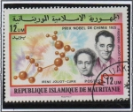 Sellos del Mundo : Africa : Mauritania : Premios Nobel. Irene y Federico Joliot-Currie,Quimica