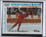 Stamps Mauritania -  Olimpiadas d'Invierno d' Calgary: Patinaje Artistico