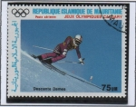 Stamps Mauritania -  Olimpiadas d 'Invierno d' Calgary: Descenso