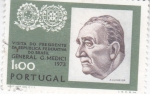 Sellos de Europa - Portugal -  VISITA PRESIDENTE DE BRASIL GENERAL G.MEDICI