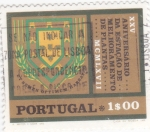 Sellos de Europa - Portugal -  Escudo de armas portugués rodeado de espigas de trigo