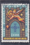 Stamps : Europe : Portugal :  Ángel con espada sobre la puerta de la ciudad