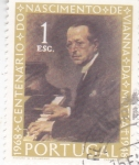 Stamps Portugal -  Centenario nacimiento de Vianna Da Motta