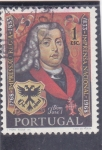 Stamps Portugal -  Rey José I, promotor de prensa y escudo