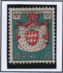 Sellos de Europa - M�naco -  Escudo d' Armas d' l' Familia Grimaldi