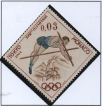 Stamps Monaco -  Juegos Olímpicos, Tokio; Salto con Pértiga