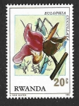 Stamps Rwanda -  779 - Orquídea