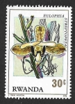 Sellos del Mundo : Africa : Rwanda : 780 - Orquídea