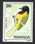 Stamps Rwanda -  943 - Tejedor Extraño