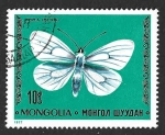 Stamps Mongolia -  982 - Blanca de Venas Negras