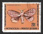 Sellos de Asia - Mongolia -  983 - Mariposa de Hoja Seca