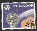Sellos de America - Ecuador -  748 - I Centenario de la Unión Internacional de Telecomunicaciones (UIT)