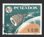 Sellos de America - Ecuador -  748B - I Centenario de la Unión Internacional de Telecomunicaciones (UIT)