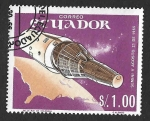 Sellos de America - Ecuador -  749A - Logros de la Exploración Espacial