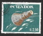 Sellos de America - Ecuador -  749D - Logros de la Exploración Espacial