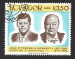 Sellos de America - Ecuador -  764E - L Aniversario del Nacimiento de John Fitzgerald Kennedy