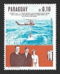 Stamps : America : Paraguay :  1041 - L Aniversario del Nacimiento de John F. Kennedy