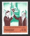 Stamps : America : Paraguay :  1042 - L Aniversario del Nacimiento de John F. Kennedy
