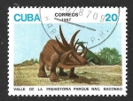Stamps Cuba -  2957 - Stiracosaurio