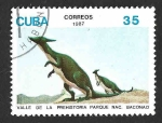 Stamps Cuba -  2958 - Hadrosaurio