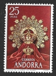 Sellos de Europa - Andorra -  82 - Corona de la Vírgen del Rosario