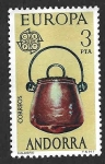 Stamps Andorra -  92 - Caldero