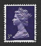 Stamps United Kingdom -  MH5 - Isabell II Reina de Inglaterra