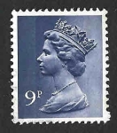 Stamps United Kingdom -  MH67 - Isabell II Reina de Inglaterra
