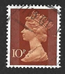 Stamps United Kingdom -  MH69 - Isabell II Reina de Inglaterra