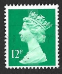 Stamps United Kingdom -  MH79 - Isabell II Reina de Inglaterra