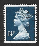 Stamps United Kingdom -  MH87 - Isabell II Reina de Inglaterra