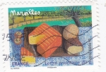Sellos de Europa - Francia -  GASTRONOMÍA-queso maroilles