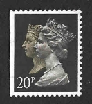 Stamps United Kingdom -  MH195 - Victoria e Isabell II Reina de Inglaterra
