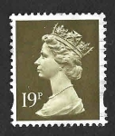 Stamps United Kingdom -  MH208 - Isabell II Reina de Inglaterra