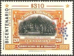 Stamps America - Chile -  bicentenario, abdicacion de o'higgins