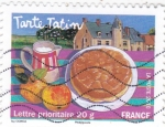 Stamps France -  GASTRONOMÍA-Tarta de manzana al revés
