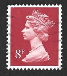 Stamps United Kingdom -  MH64 - Isabell II Reina de Inglaterra