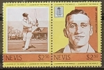 Sellos del Mundo : America : San_Crist�bal_y_Nevis : Cricket - Sir Leonard Hutton