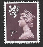 Stamps United Kingdom -  SMH8 - Isabel II Reina de Inglaterra (ESCOCIA)