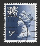 Stamps United Kingdom -  WMMH12- Isabell II Reina de Inglaterra (GALES)
