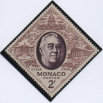 Stamps Monaco -  Franklin D. Roosevelt